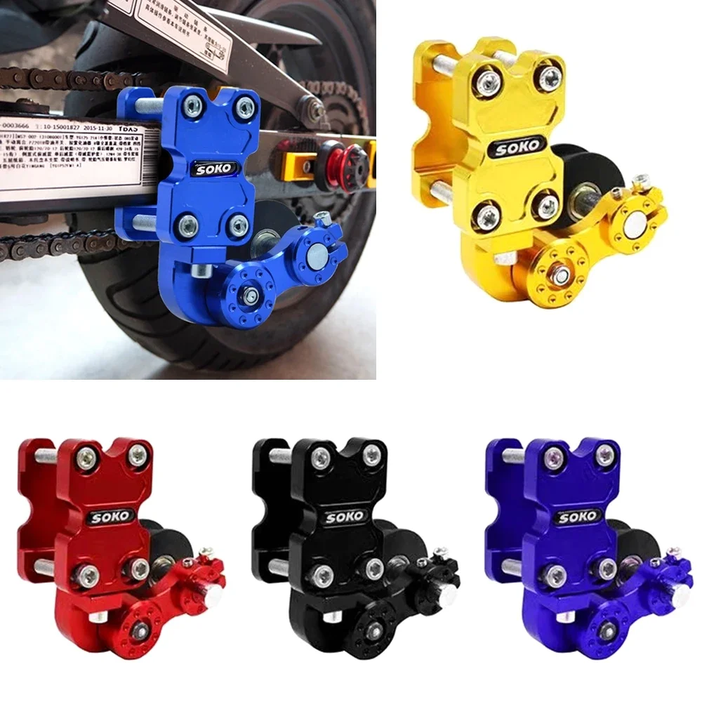 Motorcycle Universal Adjustment Accessories Adjuster Wheel Chain Tensioner Roller Tightener for Motorbike Motocross Chopper ATV