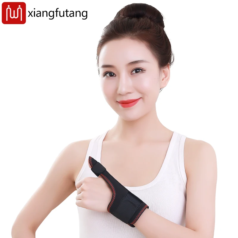 

Red Light Heating Finger Protector Relieves Thumb Tenosynovitis Pain Wrist Joint Numbness Warmth Protective Gear Rehabilitation