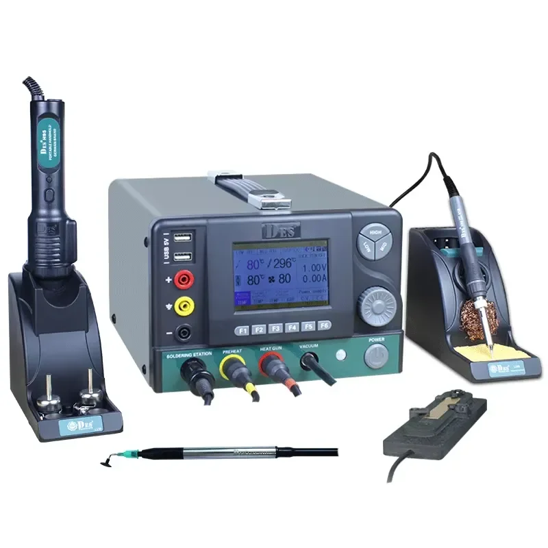 for DES H95 Hot Air Gun Wuhe Welding Station Digital Display Constant Temperature Electric Soldering Iron