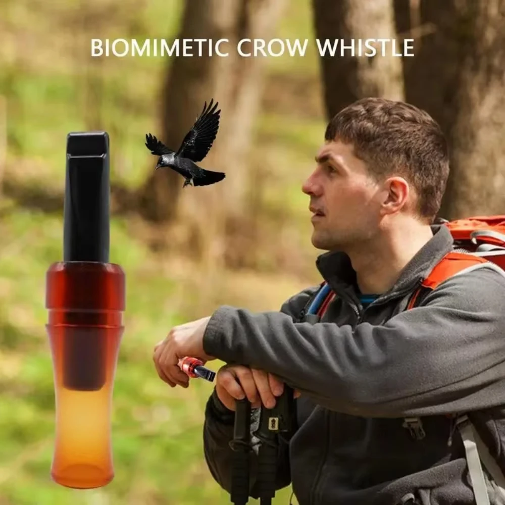 Tactical Crow Caller Whistle - Realistic Bird Call Hunting Tool for Outdoor Hunting & Wildlife Attracting