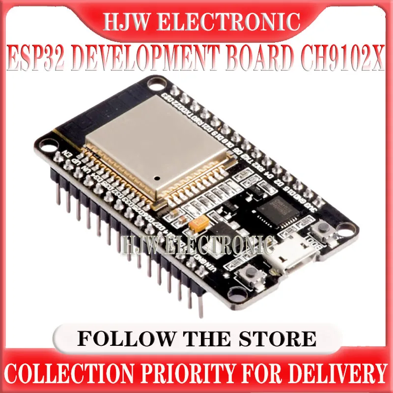 New version ESP32 Development Board CH9102X WiFi+Bluetooth Ultra-Low Power Consumption Dual Core ESP-32 ESP-32S Similar