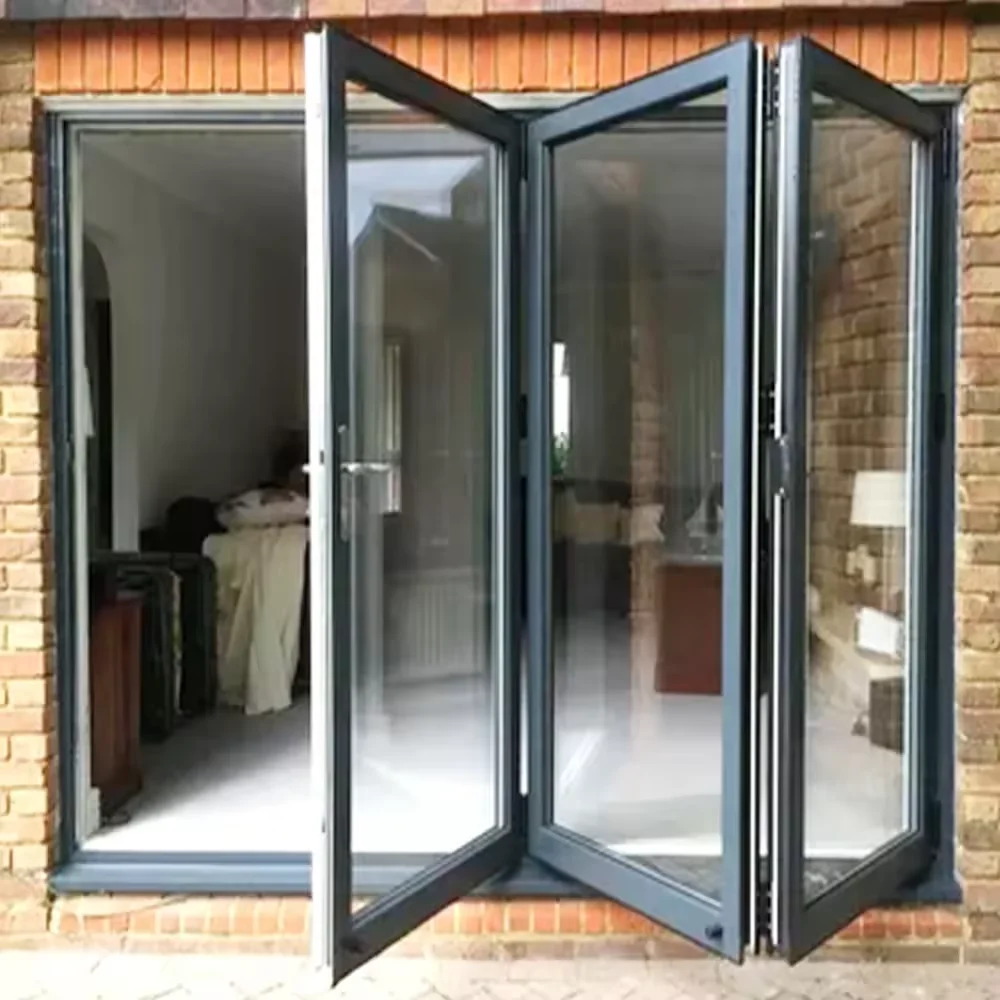 Aluminum Folding Doors Vertical Folding Door Accordion Folding Door Bifold Doors