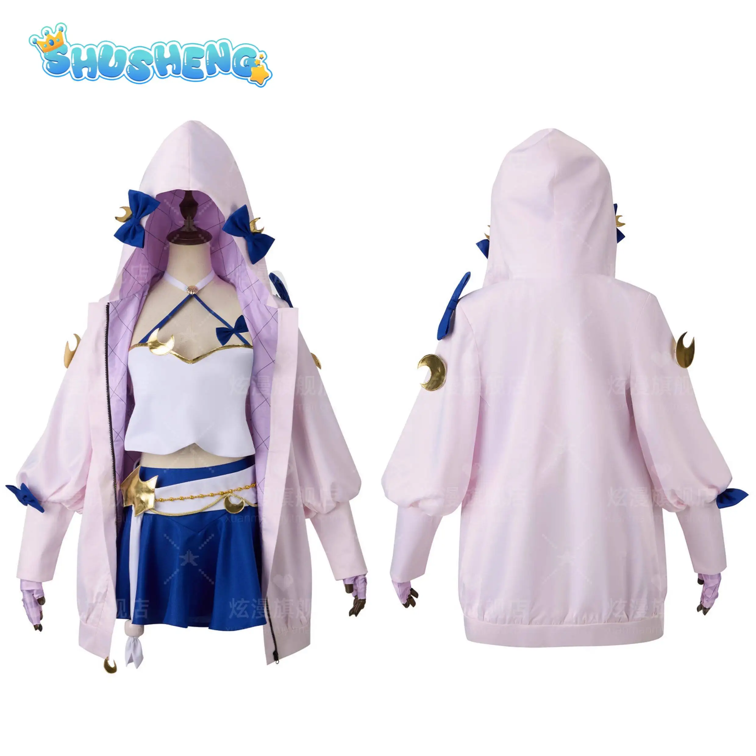 Game Fate New Arcueid Brunestud Cosplay Costume Halloween Christmas Role Playing Comic New  Sweet Lolita Dress Headwear Women view 6