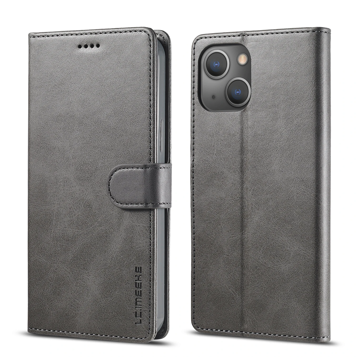 Flip-Leder-Brieftaschenhülle für iPhone 18 17 16 15 14 13 12 11 Pro Max 17E XS XR Air 8 7 Plus mit Visitenkartenfach, Handyhülle – Detail 14