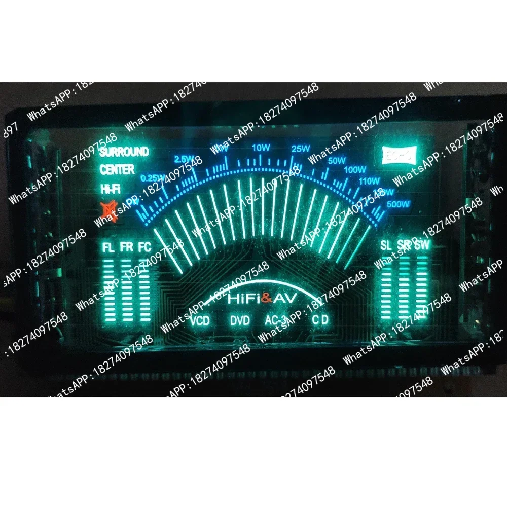 VFD Audio Spectrum Display, Audio Amplifier Dedicated Driver Board+fluorescent Screen Multimedia LCD Module