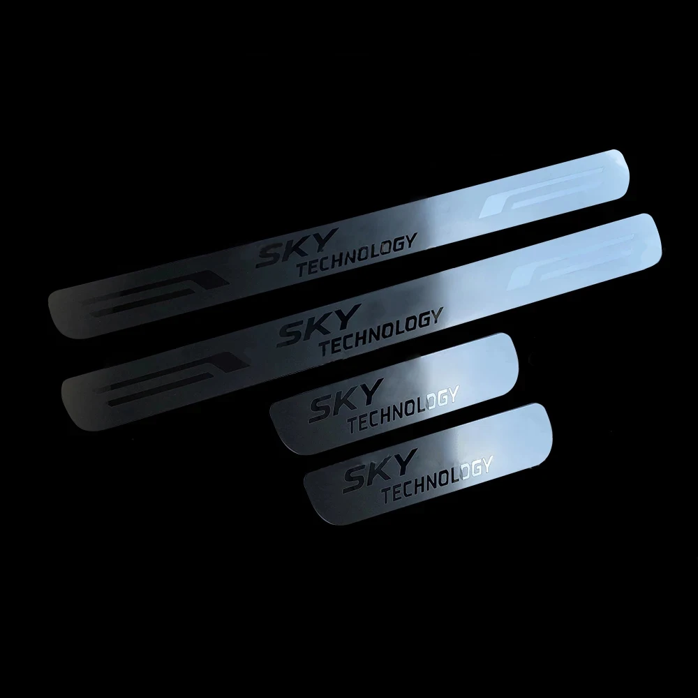 For Mazda 3 Car Threshold Trim Stickers Door Sill Pedal Protection Auto Accessories 2019 2020 2021 2022 2023 2024 2025 2026 view 2