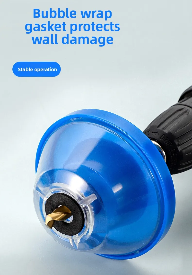 Elektrische Bohrmaschinen-Staubschutzhauben, Staubsammelbehälter für Schlagbohrer, Zubehör für Elektrowerkzeuge, staubdichte Bohrgeräte, Filter – Detail 10