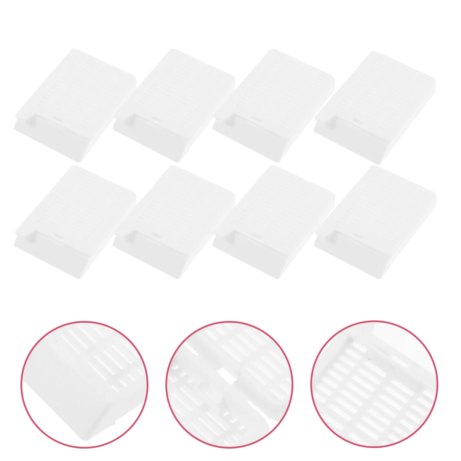 

200 PCS Cassette Flow Through Strip Hole Embedding with Cover Tissue Box Scientific Supply