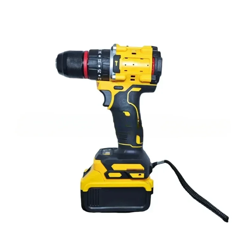 Electric Tool Set 4-piece Set, Lithium Battery, Hand Drill, Angle Grinder, Wrench, Hammer, Hardware Tools, Household