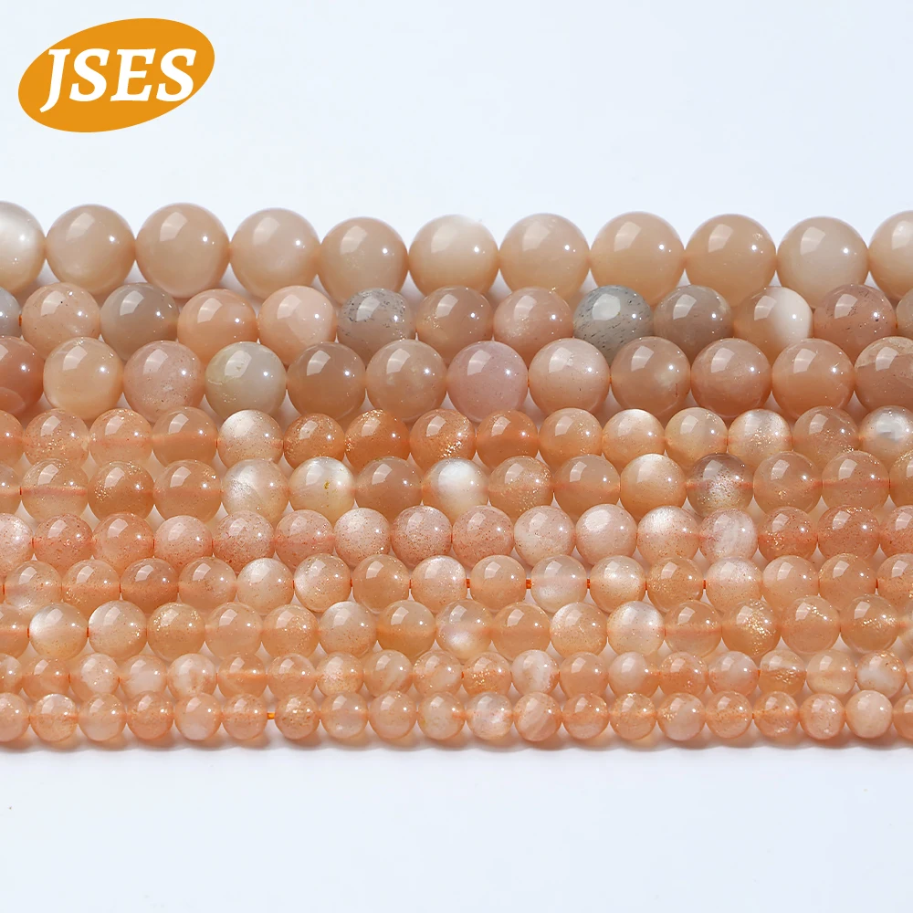 

3A Natural Brazil Golden Sunstone Loose Beads Spacer Bead for Jewelry Making Bracelet Necklace DIY Accessories Charms Wholesale