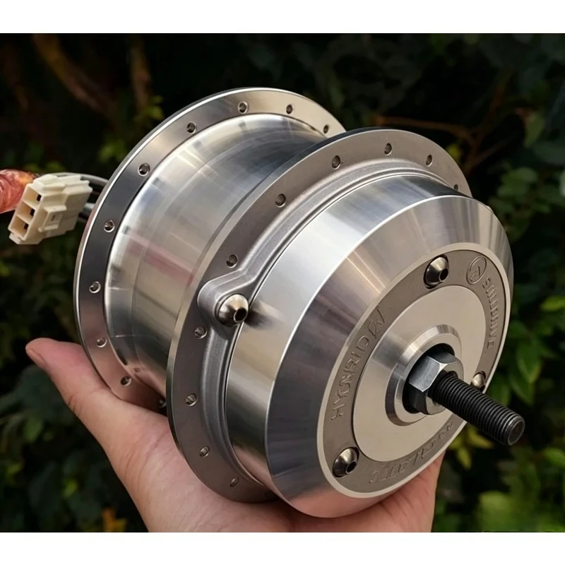 Electric Power Assist Mountain Bike Brushless Wheel Motor One-Way Clutch Gear Reduction