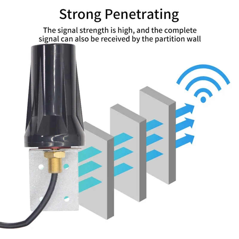 Imagem -02 - Antena Interna e Exterior do Armário Omni Wifi Ip67 Impermeável Sma Rpsma Homem de n Sma 5g 4g Lte 3g g m 15dbi 6006000mhz