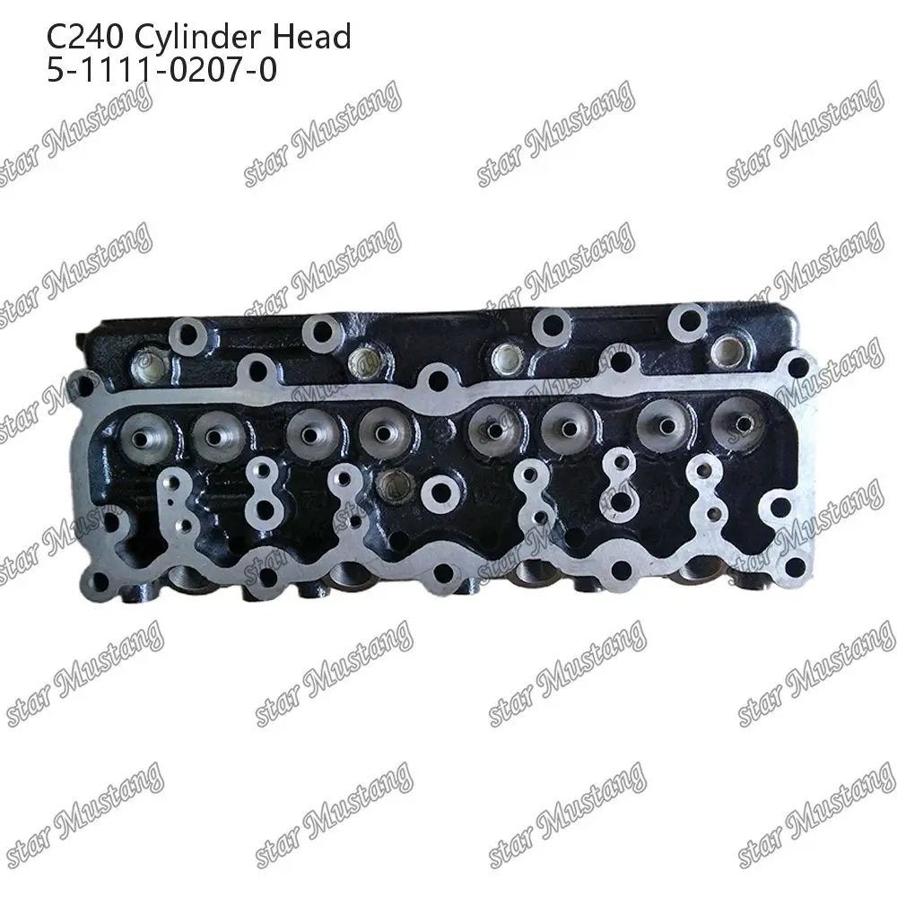 C240 Cylinder Head 5-1111-0207-0 For Isuzu Engine