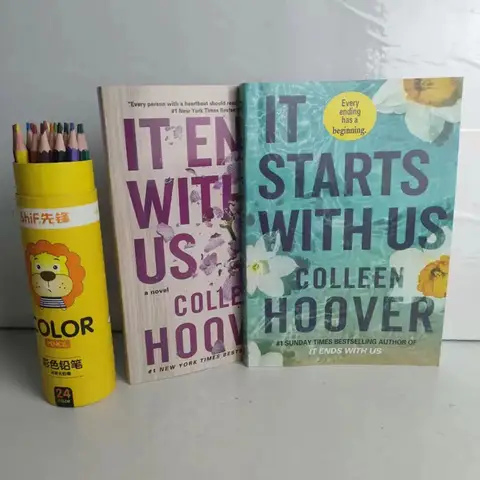 Colleen Hoover로 시작하는 미국 소설 책, 영어 #1 일요일 시간 베스트셀러 페이퍼백 Best5