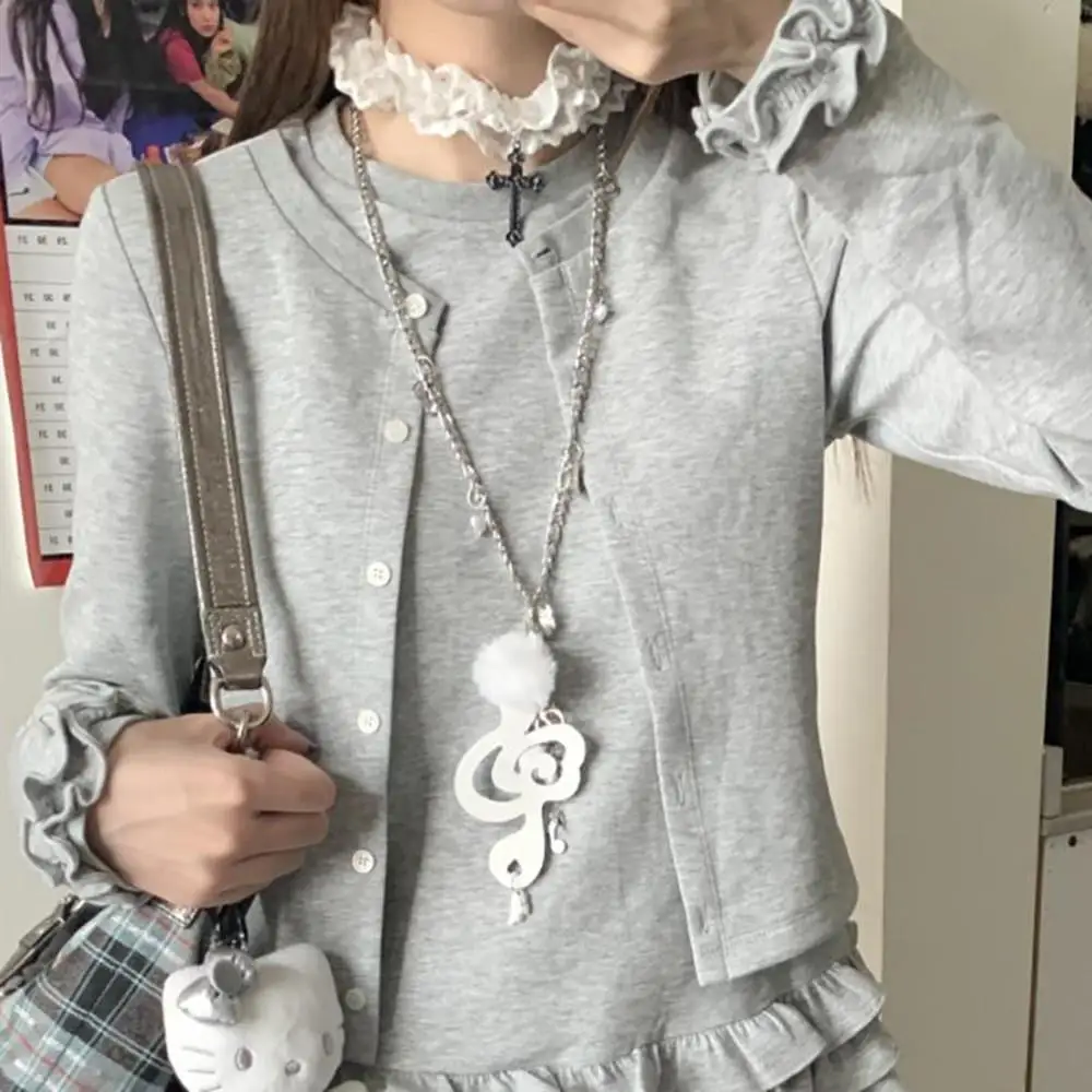 Новый-y2k-музыкальные-ноты-кулон-в-форме-сердца-ожерелье-для-женщин-модный-кулон-в-стиле-Харадзюку-ювелирные-аксессуары-корейская-модная-цепочка-ожерелье