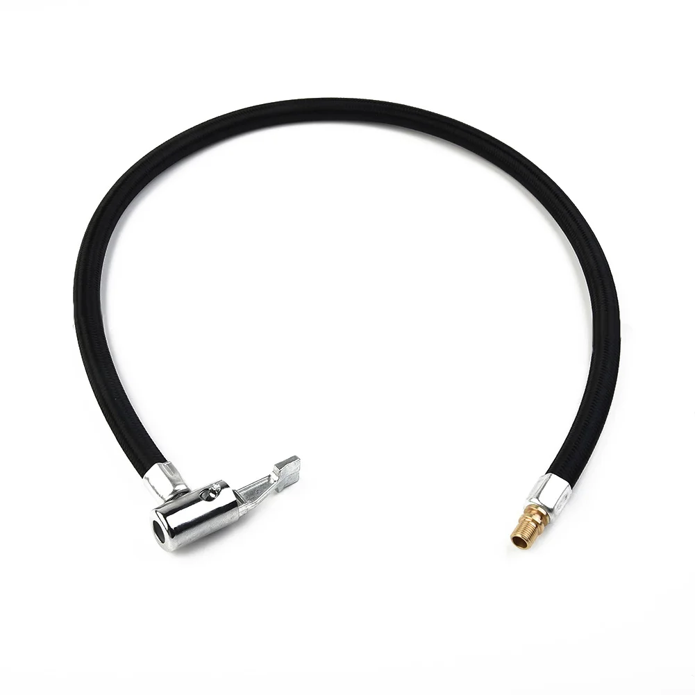 Connect Air Inflator Hose Adapter Extension M8x0.75 Parts Replacement Rubber+Metal+Cloth Tube 60cm Valve Accessory