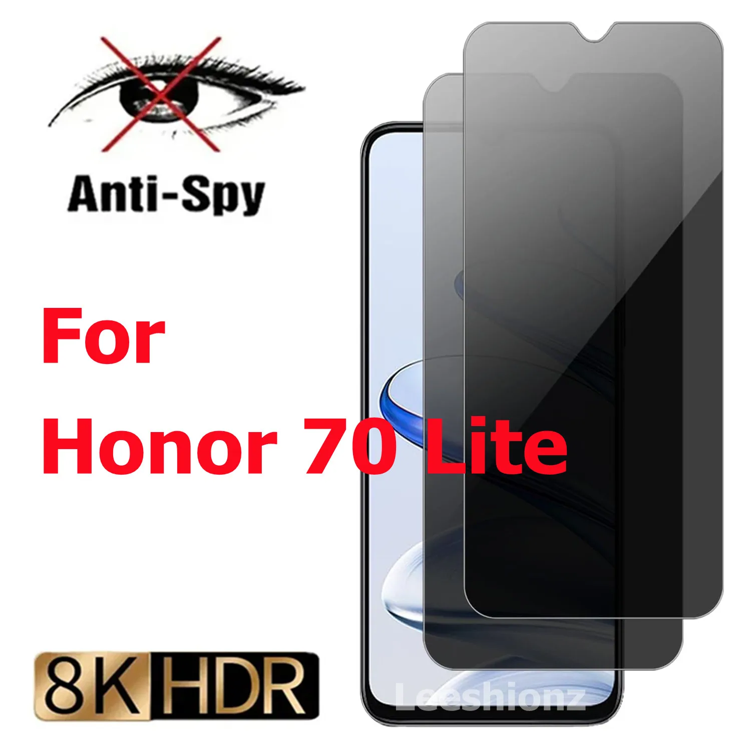 

For Honor 70 Lite Privacy membrane Anti Spy Screen Protector Privacy Glass Film