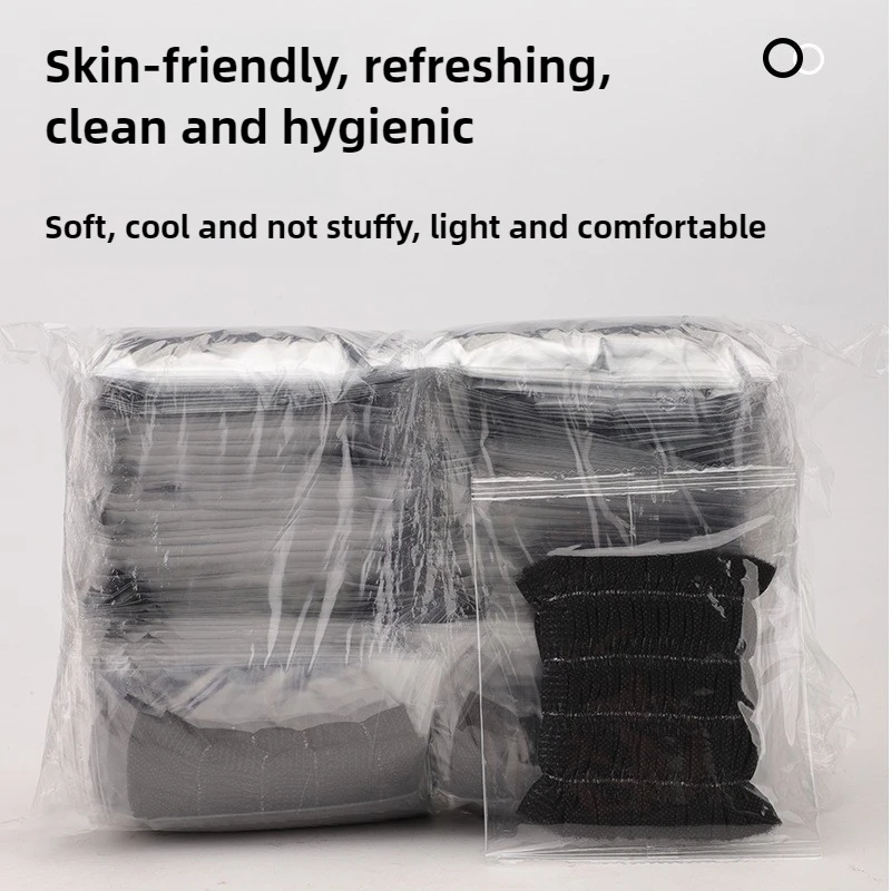 100pcs Beauty Salon Independent Packaging Disposable Headband Non-woven Fabric Anti Slip SPA Elastic Band