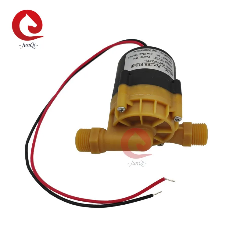 Junqi 24V 55W 22L/Min Mini Water Pump Brushless Booster Pump 1.5A 11m For Chiller Machine And LED Light Pump