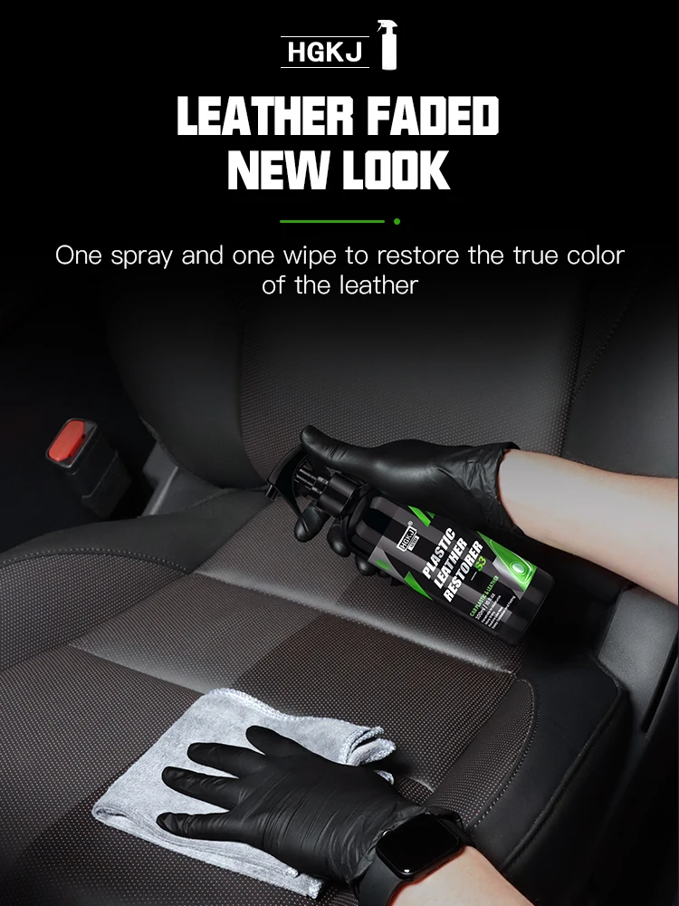 S3 Car Plastic Restorer Back To Black Gloss Auto Interior Leather & Panel Renewal Wax Coating Agent Auto Polish Repair Coating