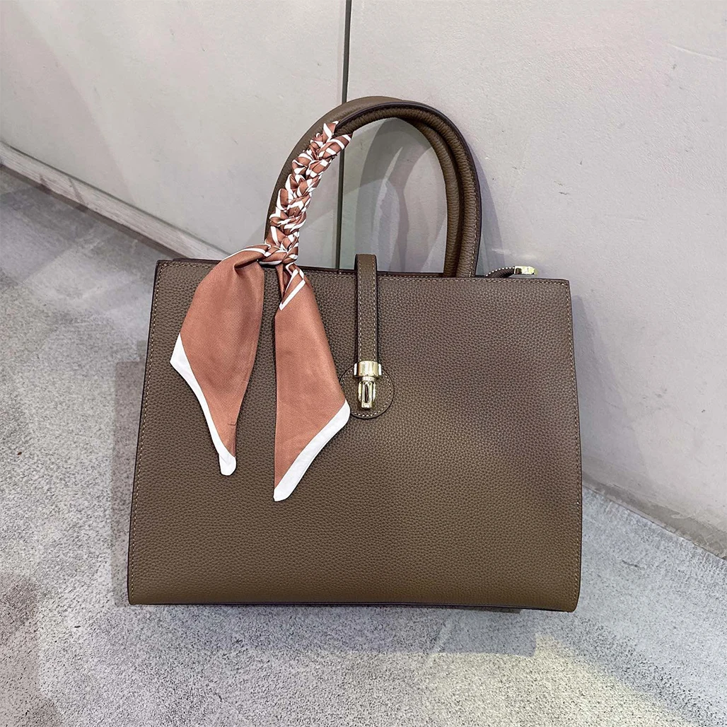 

Genuine Leather Bags Women's Crossbody Shoulder Tote Bag Luxury Designer Women Handbag Original Brand High End Bag New Cow Skin