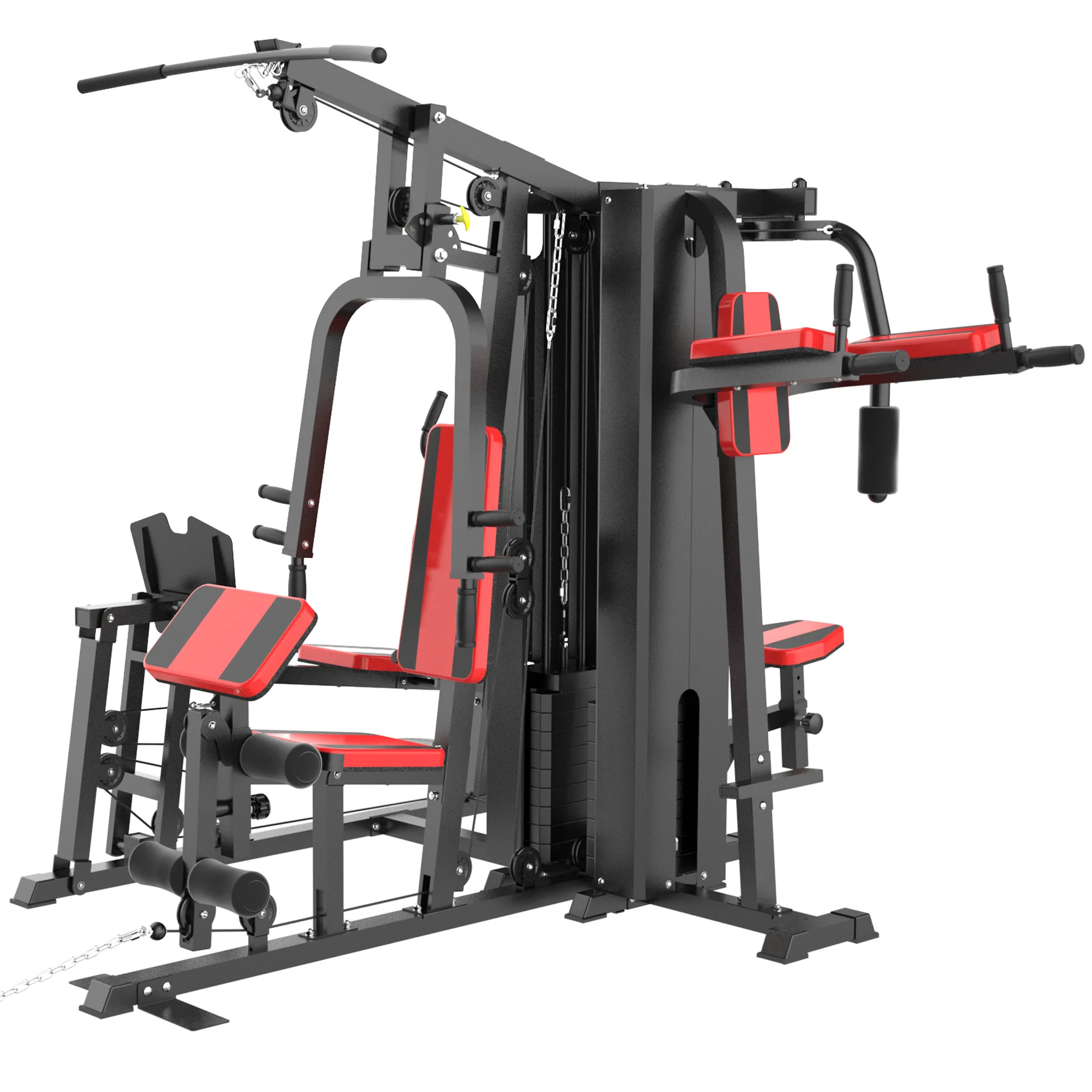 PYH five-person station comprehensive trainer multi-functional indoor sports combination home fitness equipment