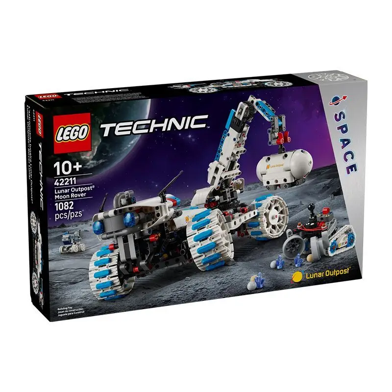 

【Presale August】LEGO® Technic™ Lunar Outpost Moon Rover Space Vehicle 42211 for Boys and Girls Aged 10 and Up 1082 Pieces