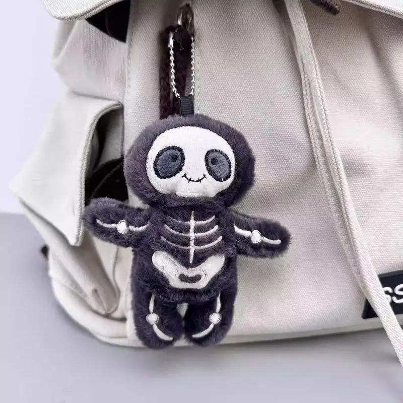 Halloween Fun Skeleton Mummy Plush Toy Pendant Doll Pendant Doll Pendant Keychain Cute Healing Decoration Christmas Gifts