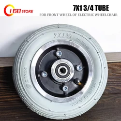 7-inch Electric Wheelchair  Scooter Front Wheels 7x1 3/4 Inflatable Inner Tube Outer Tires 7x2 Wheel Replacement