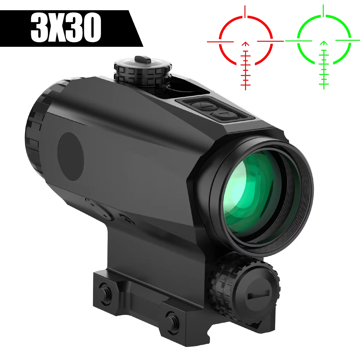 التكتيكية 3x30 بريزم ريد دوت البصر البصر MOA/BDC البصريات نطاقات البندقية شبكاني هزة مقاوم للماء ل 5.56 مناظير بندقية الصيد