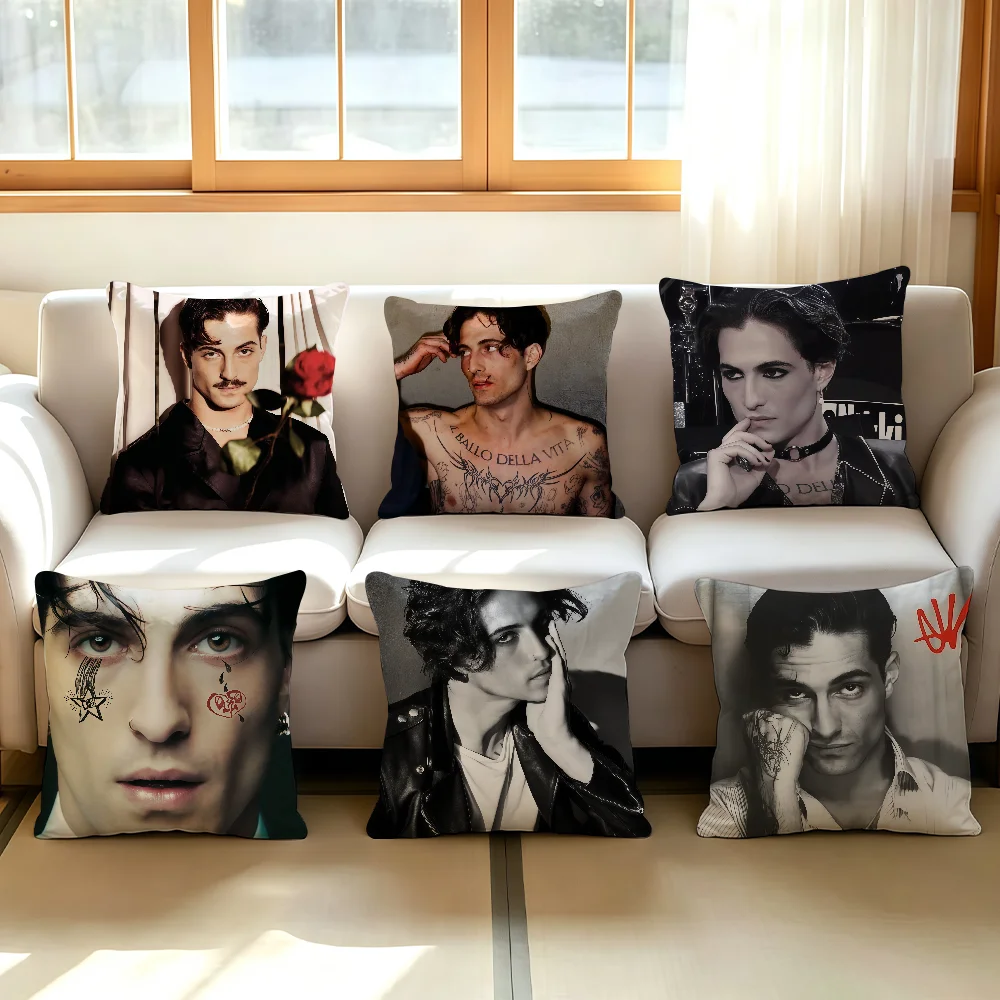 Singer D-Damiano D-David cushion cover Comfortable Decorative For Bedroom Living room Dormitory Picnic and Holiday Decoration
