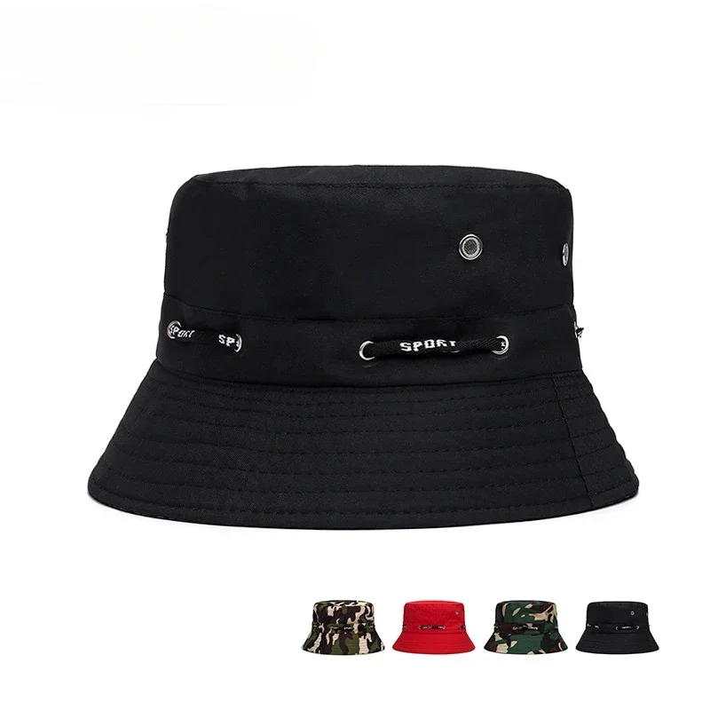 Spring Summer Men Women Bucket Hats Hiking Camping Hunting Jungle War Camouflage Cap Fishing Outdoor Fisherman Hat 여름모자