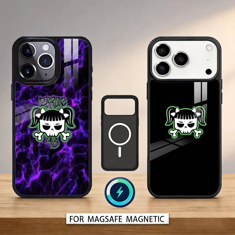 

Singer C-Cazzu E-Error 93 Phone Case Magnetic For iPhone17 16 15 14 13 12 Pro Max For Magsafe Wireless Charging Cover