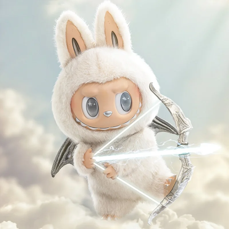 Labubu The Monsters Angel In Clouds Vinyl Face Cute Toy Doll Kawaii Labubu Figurine Room Decoration Girl Surprise Birthday Gifts