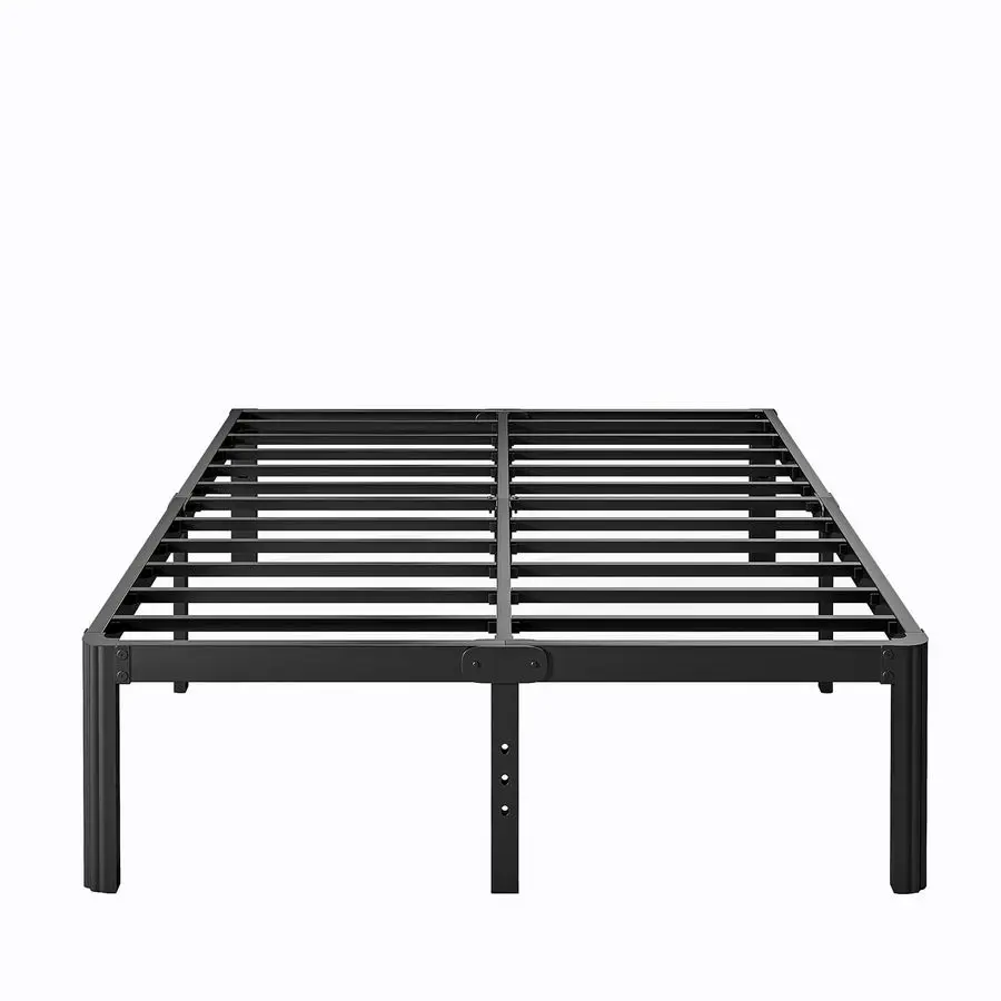 

Inch High Full Size Bed Frame No Box Spring Needed, Platform Metal Bed Frame Full Size, Noise Free, Easy Assembly, Heavy Duty, B