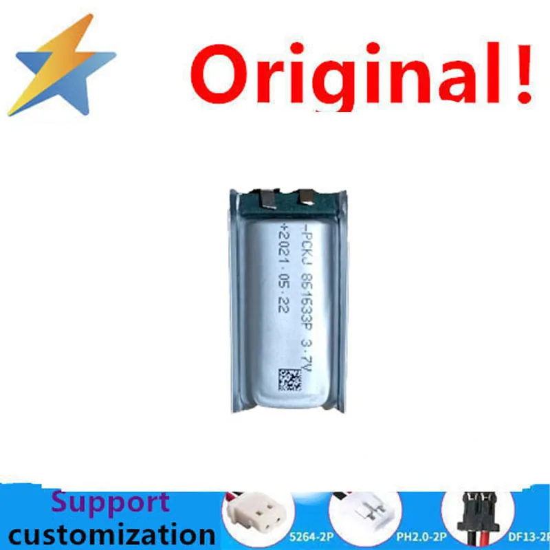 Compre mais barato 861633 bateria de polímero de lítio 3.7V650mAh localizador de teclado sem fio célula de bateria recarregável
