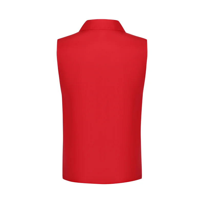 سترة سترة خارجية، سترة، تي شيرت بسحاب بدون أكمام، شعار مطبوع مخصص، قماش نشاط صدري متطوع للرجال والنساء