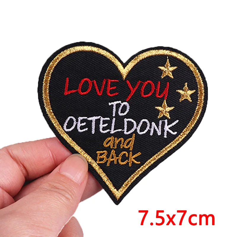 Roze Nederland Carnaval Kikker Borduurpatch Nederland Oeteldonk Embleem Geborduurde Patches Voor Kleding Opstrijkbare Patches DIY