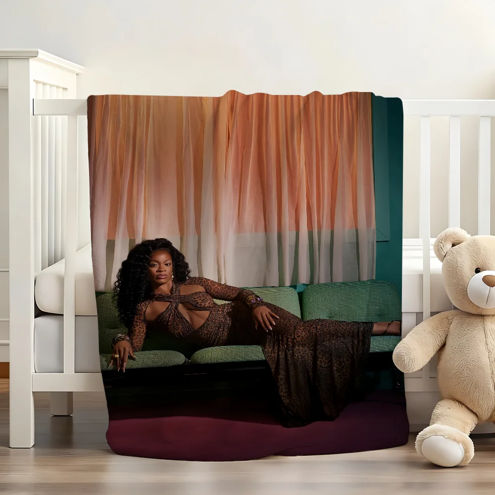 

Одеяло Singer Ari Lennox, мягкое и приятное для кожи, для дивана, кровати, покрывало для сна, всесезонное одеяло