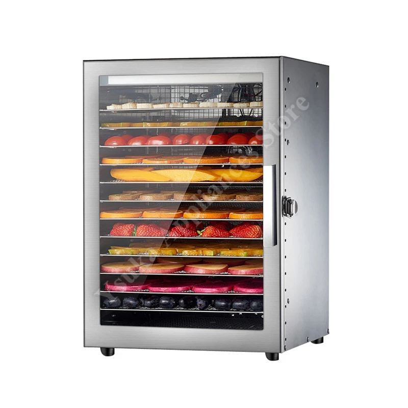 Fruit Drying Machine 12 Layers Home Air Dryer Vegetable Snacks Meat Medicinal Materials Fruit Smart Commercial Food Dehydrator