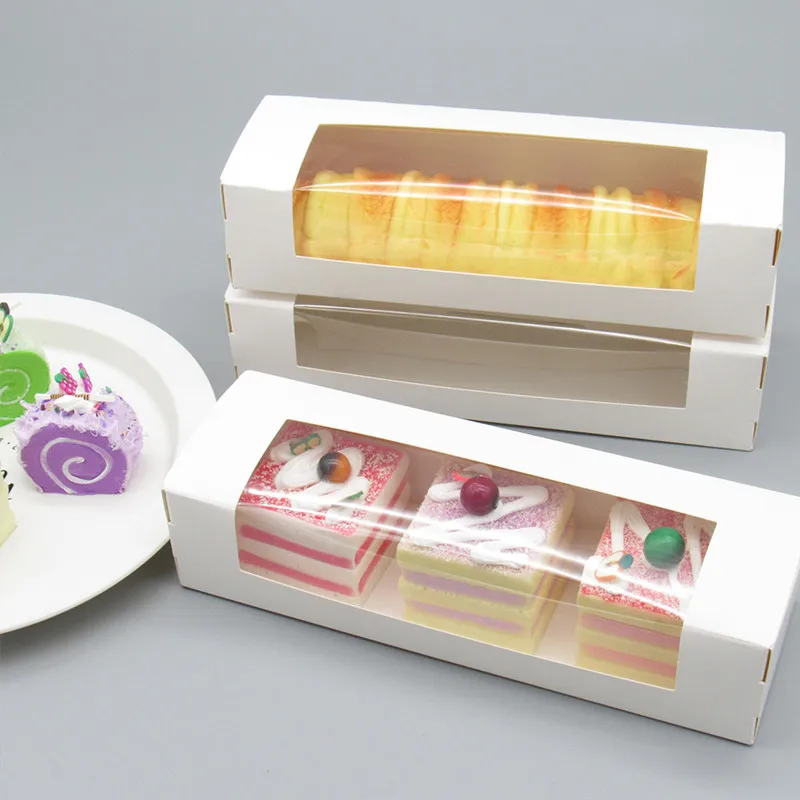 Macaron Cake Gift Box Transparent Window Wedding Gift Birthday Party Candy Dessert Packaging Christmas Gift for Family Kids