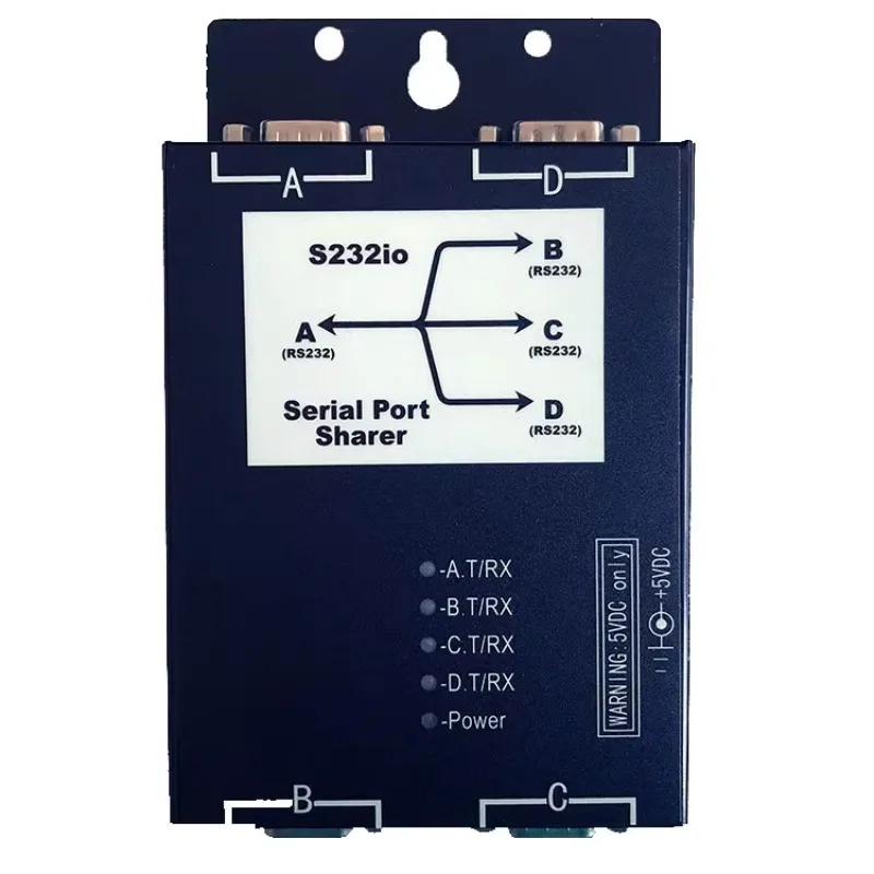 

S232IO serial port allocator supports electrical isolation in a split of three