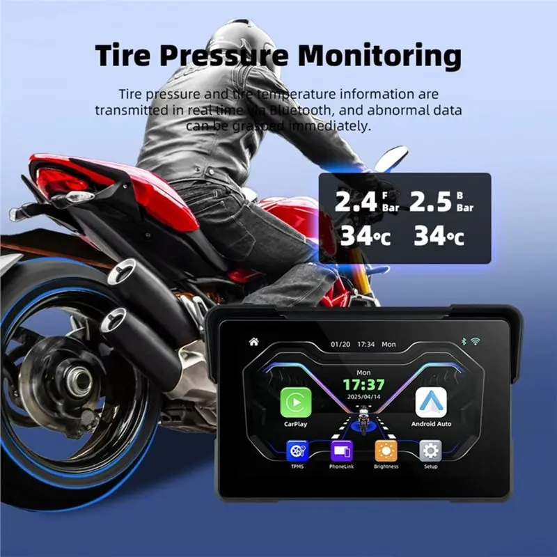A58X-Portable Digital Motorcycle Dashboard 7.0