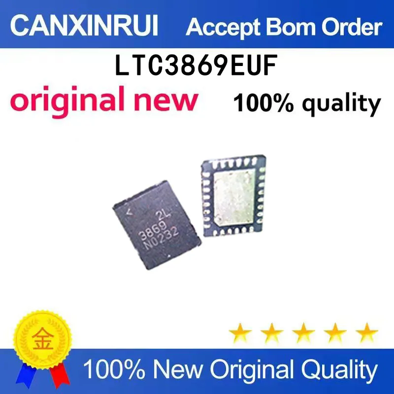(5-100 pieces)New spot buck DC/DC controller LTC3869EUF can be directly purchased in QFN-28 package
