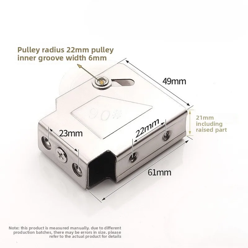 Old Style Window Pulley Sliding Door Roller 90 Type Aluminum Alloy Window Accessories114