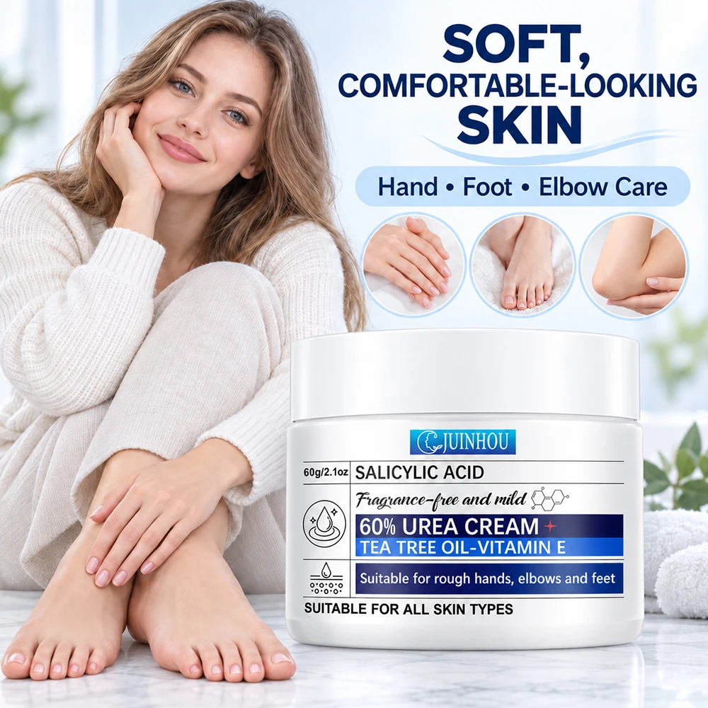 JUINHOUFoot Cream Moisturizer Exfoliating Dead Skin Repairing Cracked Heels Softening Rough Dry Feet For Pedicure Daily Home Use