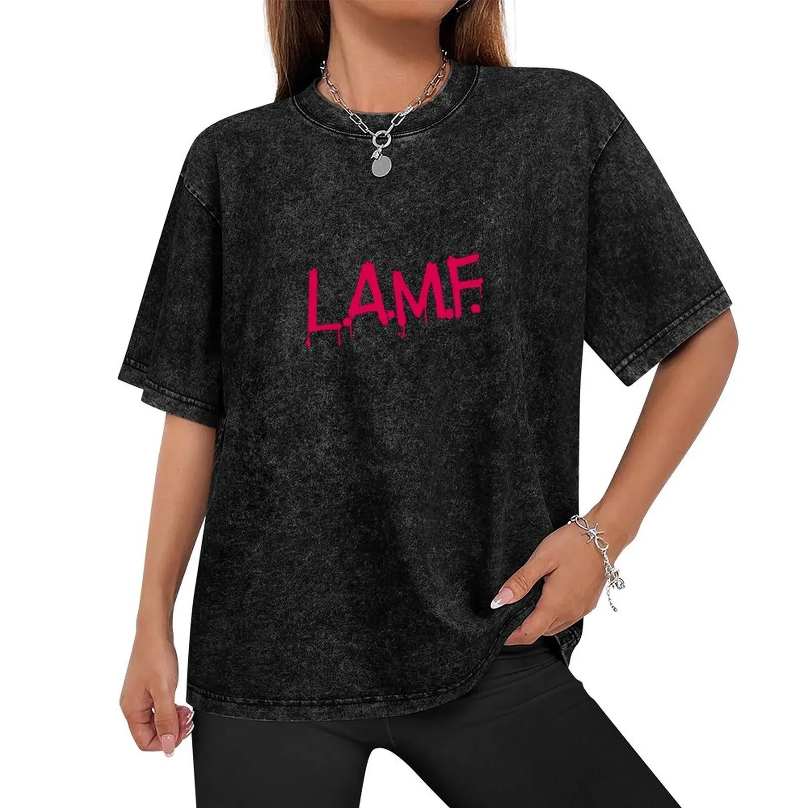 L.A.M.F. T-Shirt custom t shirt summer tops big and tall t shirts for men