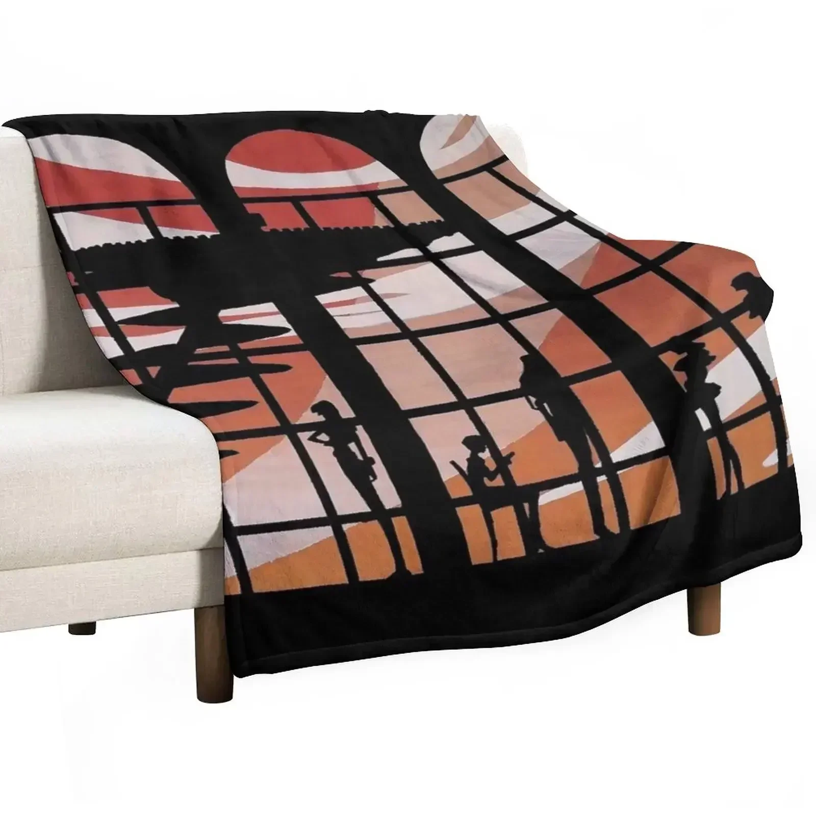 Student Council Throw Blanket Wrinkle Resistant Lightweight Blanket