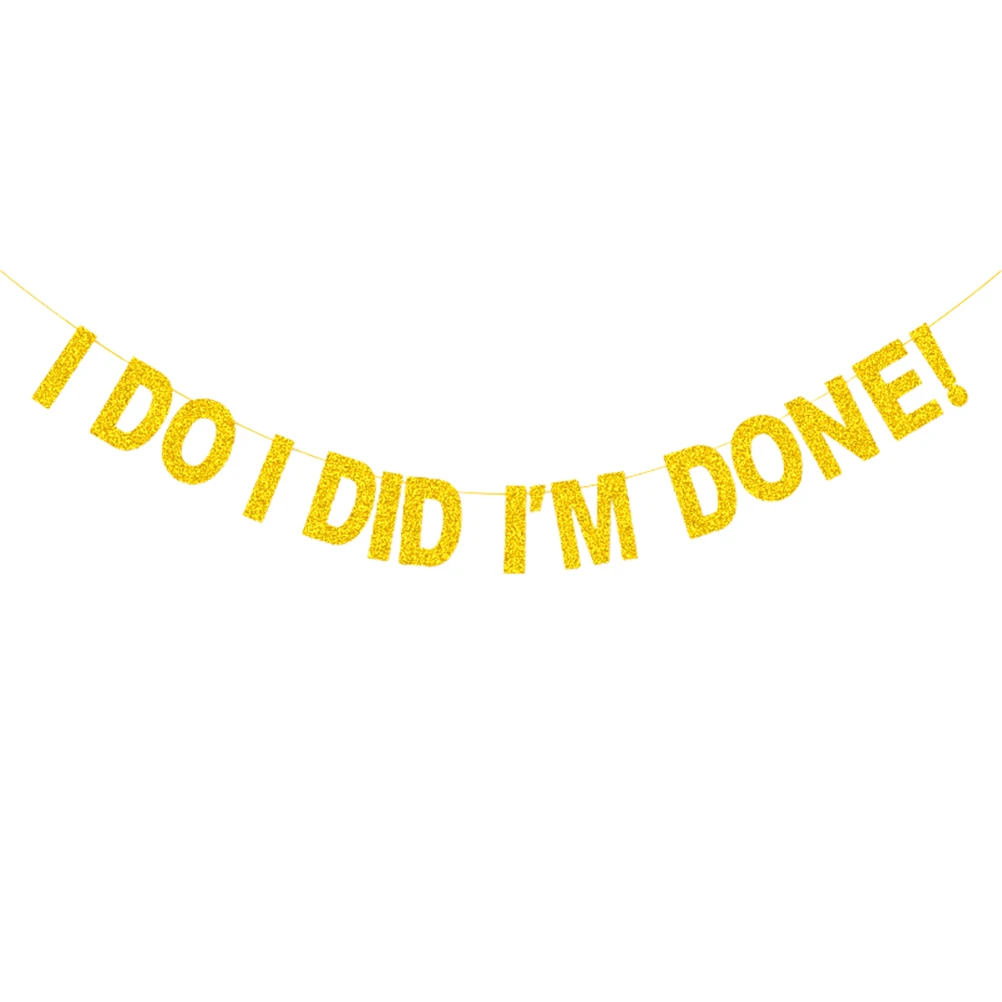 

1pc Hanging Decorative String Flags Lovely Creative Graduation Party Graduation Party Letter Banner Letter Banner Paper Flags