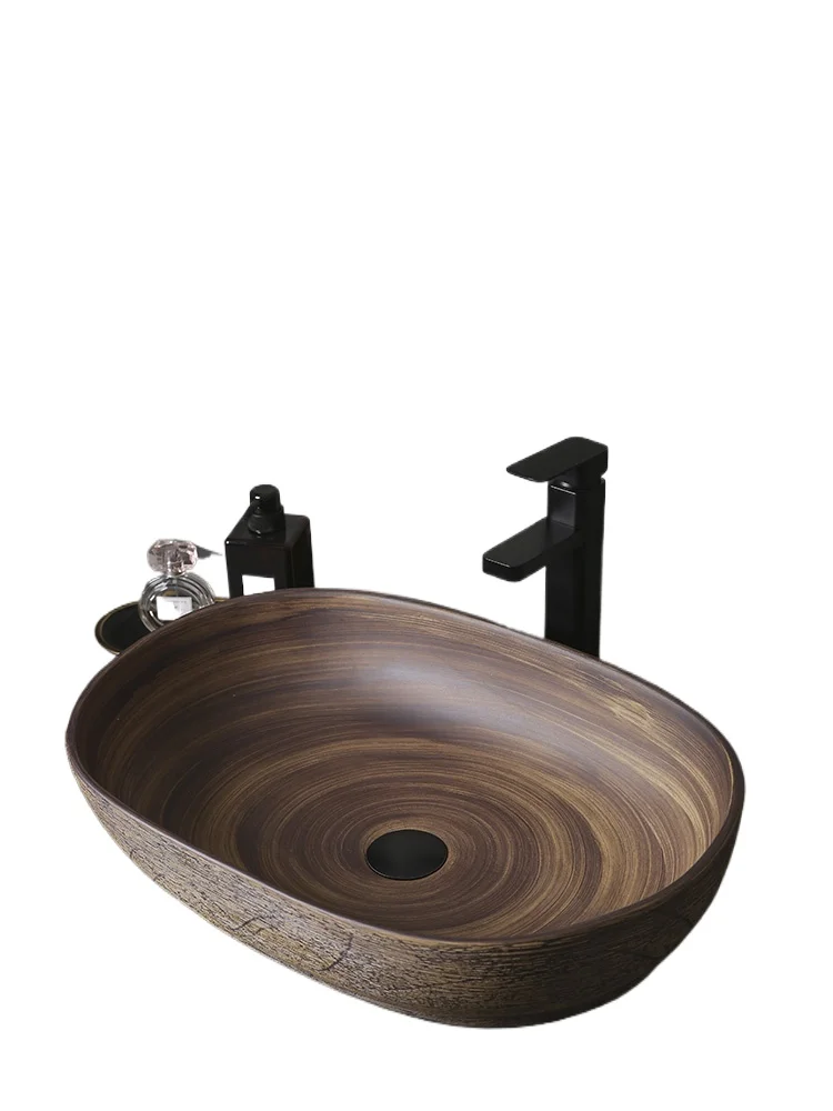 

Retro countertop basin Outdoor wash basin Garden art basin
